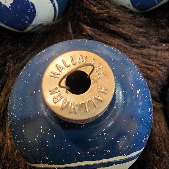 5 Hallmark Glass Ball Christmas Ornaments Mary Emmerling Country Collect… - Picture 6 of 7